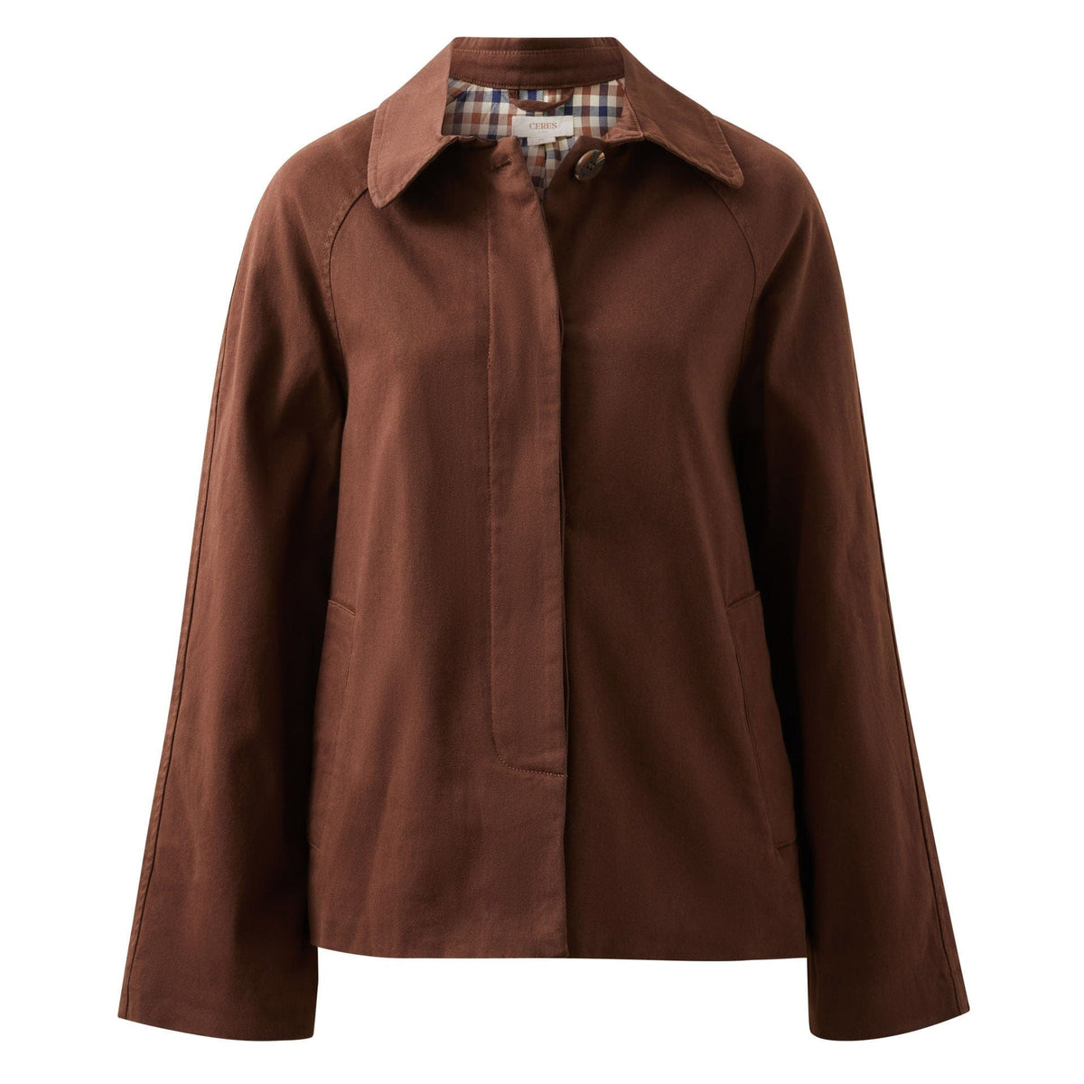 Ceres Life Pia Coat | Chocolate | Ceres Life