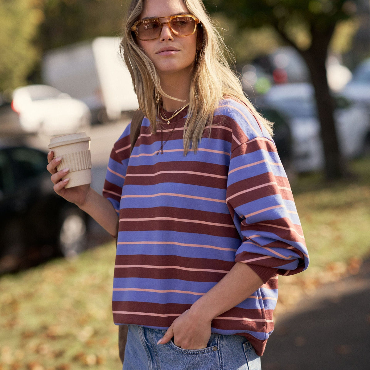 Ceres Life Romy Crew | Ceres Life | Blue Pink Toffee