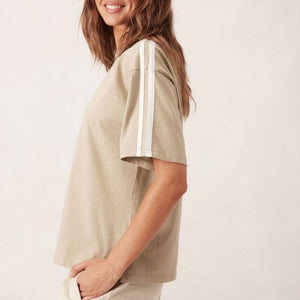 Ceres Life Sporty Tape Tee | Matcha