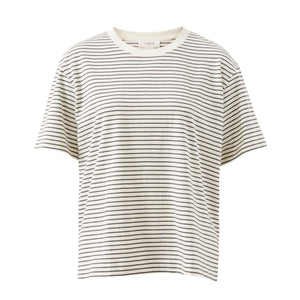 Ceres Life Stevie Slouchy Tee | Milk + Phantom Stripe | Ceres Life