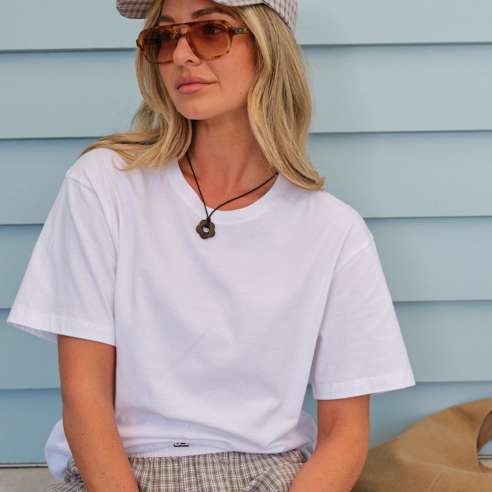 Ceres Life Stevie Slouchy Tee | White | Ceres Life