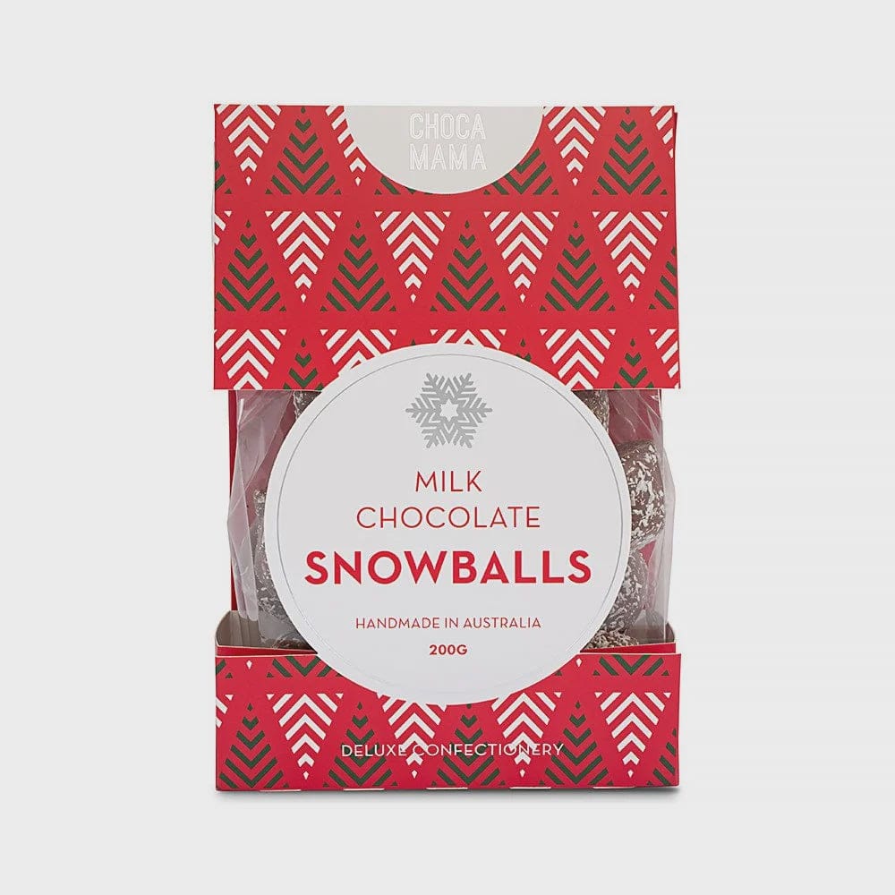 Chocamama Christmas Chocolate Snowballs 200g