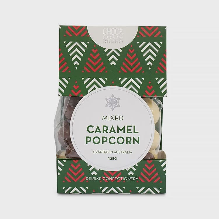 Chocamama Christmas Mixed Caramel Popcorn 125g