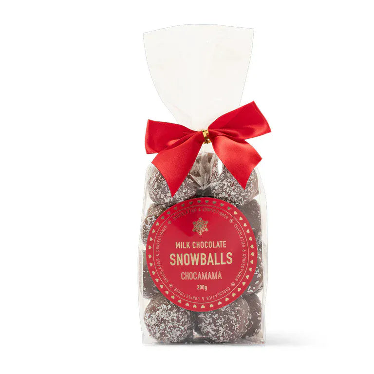 Chocamama Christmas Snowballs 200g