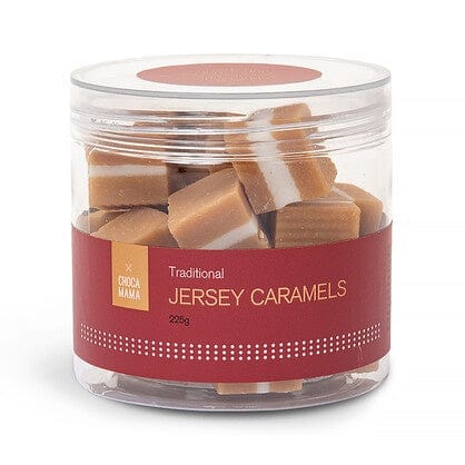 Chocamama Festive Jersey Caramel Jar 225g