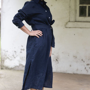 Don't Tell My Husband Maple Dress | Navy