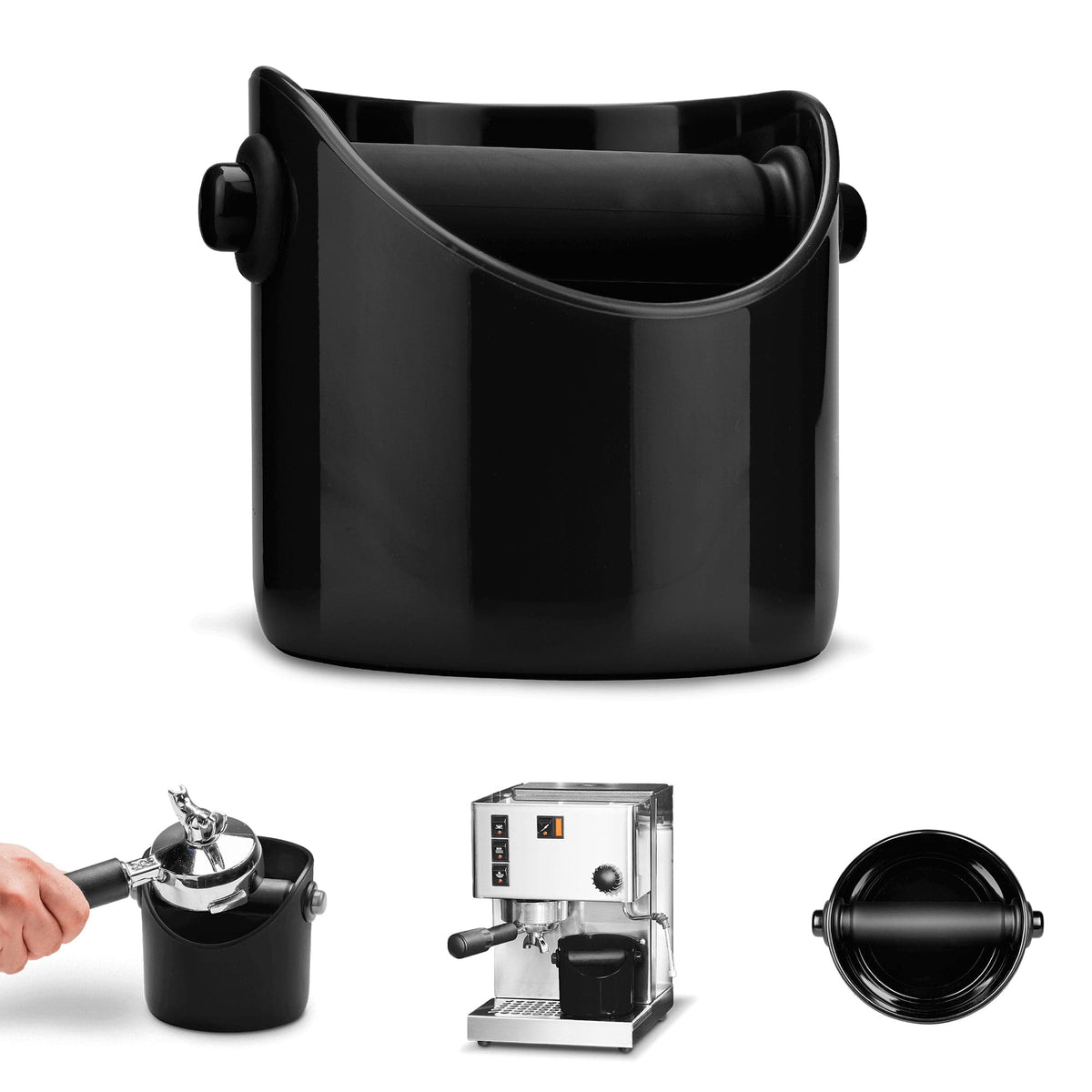 Dreamfarm Dreamfarm Grindenstein Knock Box | Black