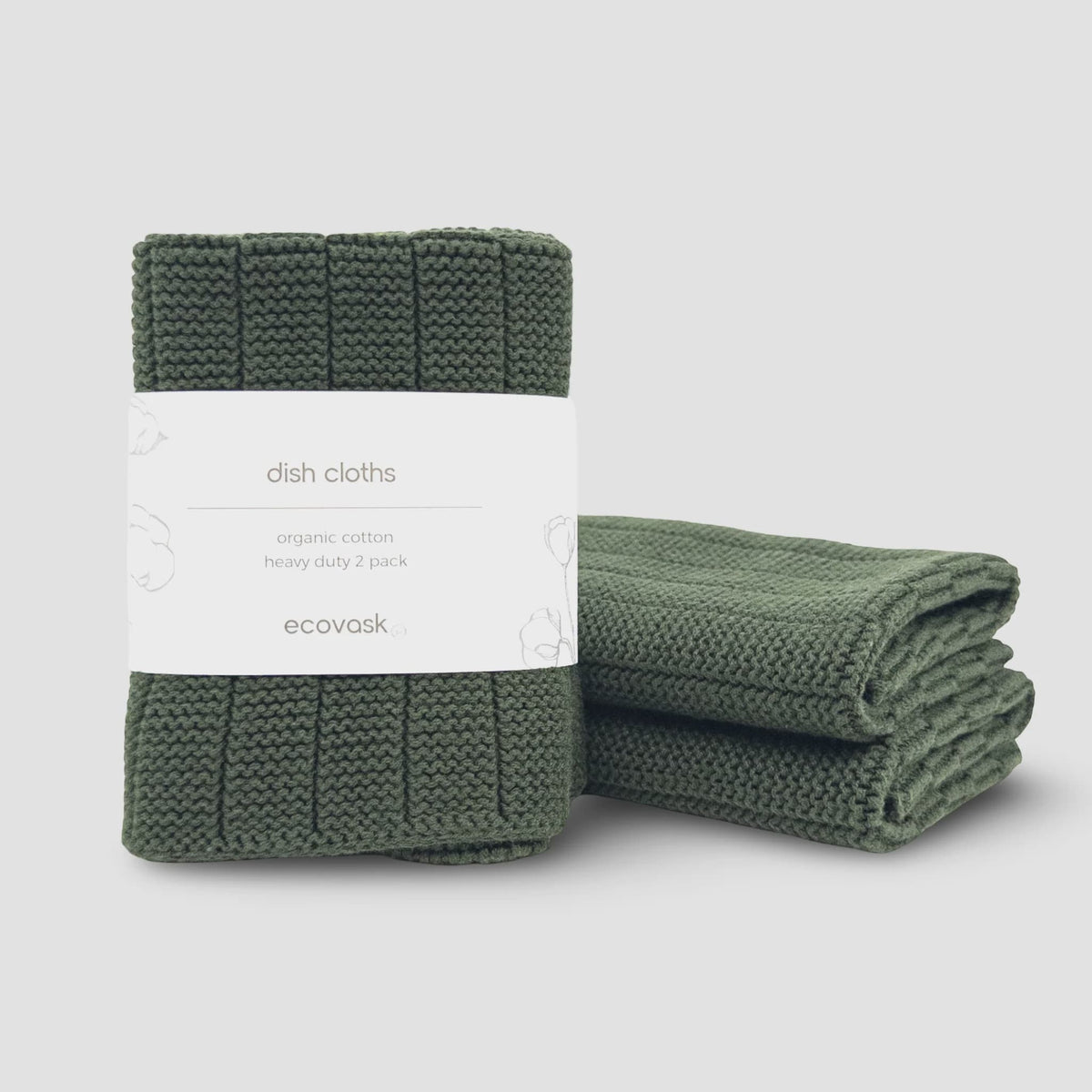 Ecovask Dishcloth HD 2pk | Forest