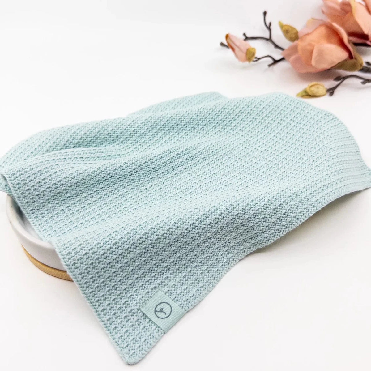 Ecovask Face Cloth 2pk | Duck Egg