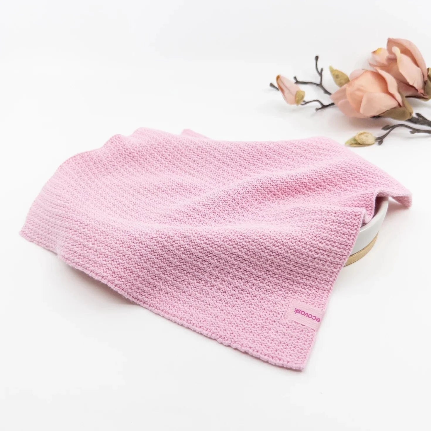 Ecovask Face Cloth 2pk | Sherbet