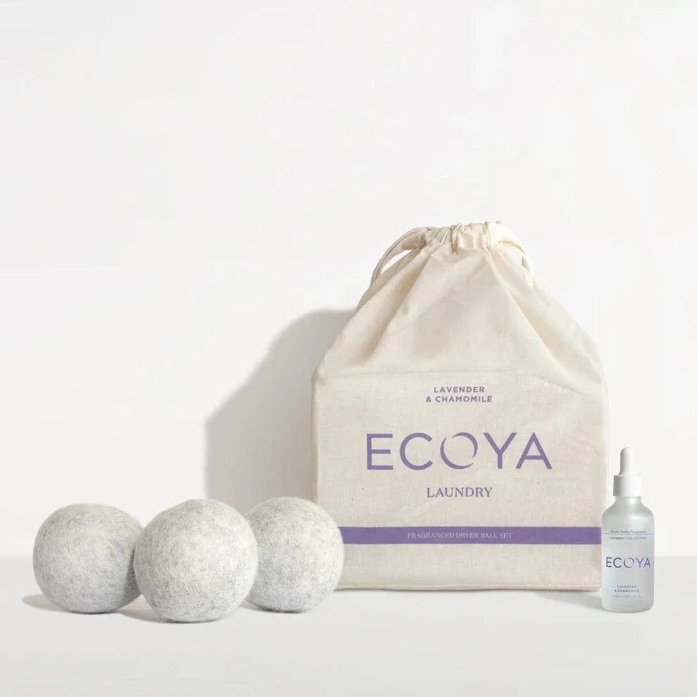Ecoya Dryer Ball Set Lavender + Chamomile