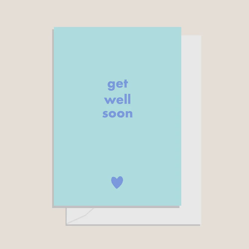 Elm Paper Gift Card | Get Well Heart
