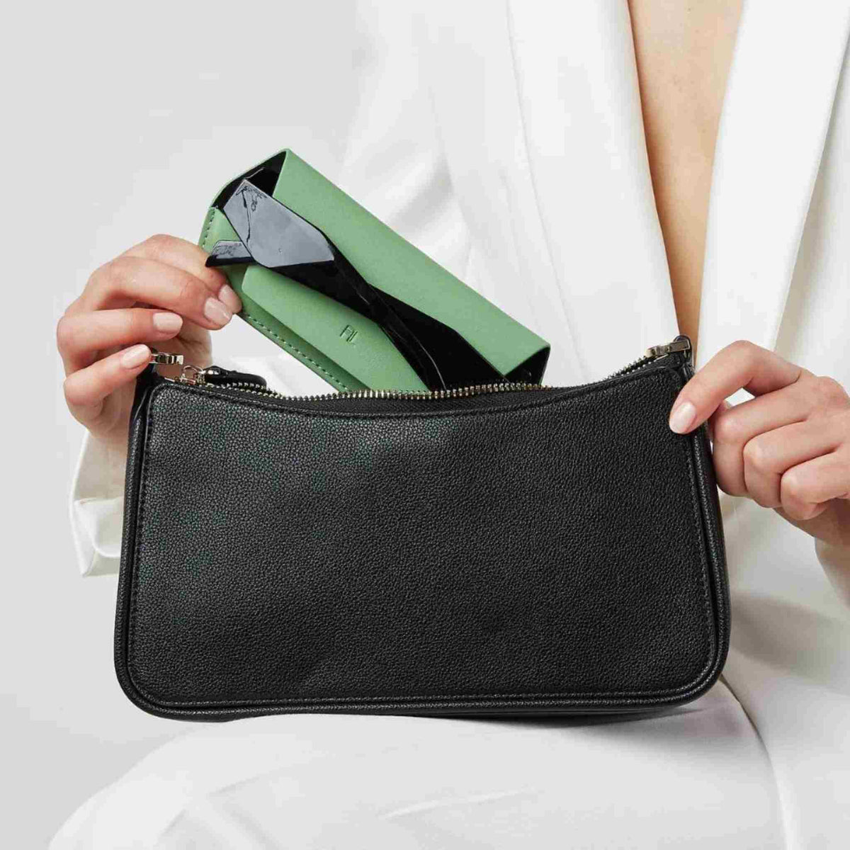 Fox + Leo Slimline Glasses Case | Sage