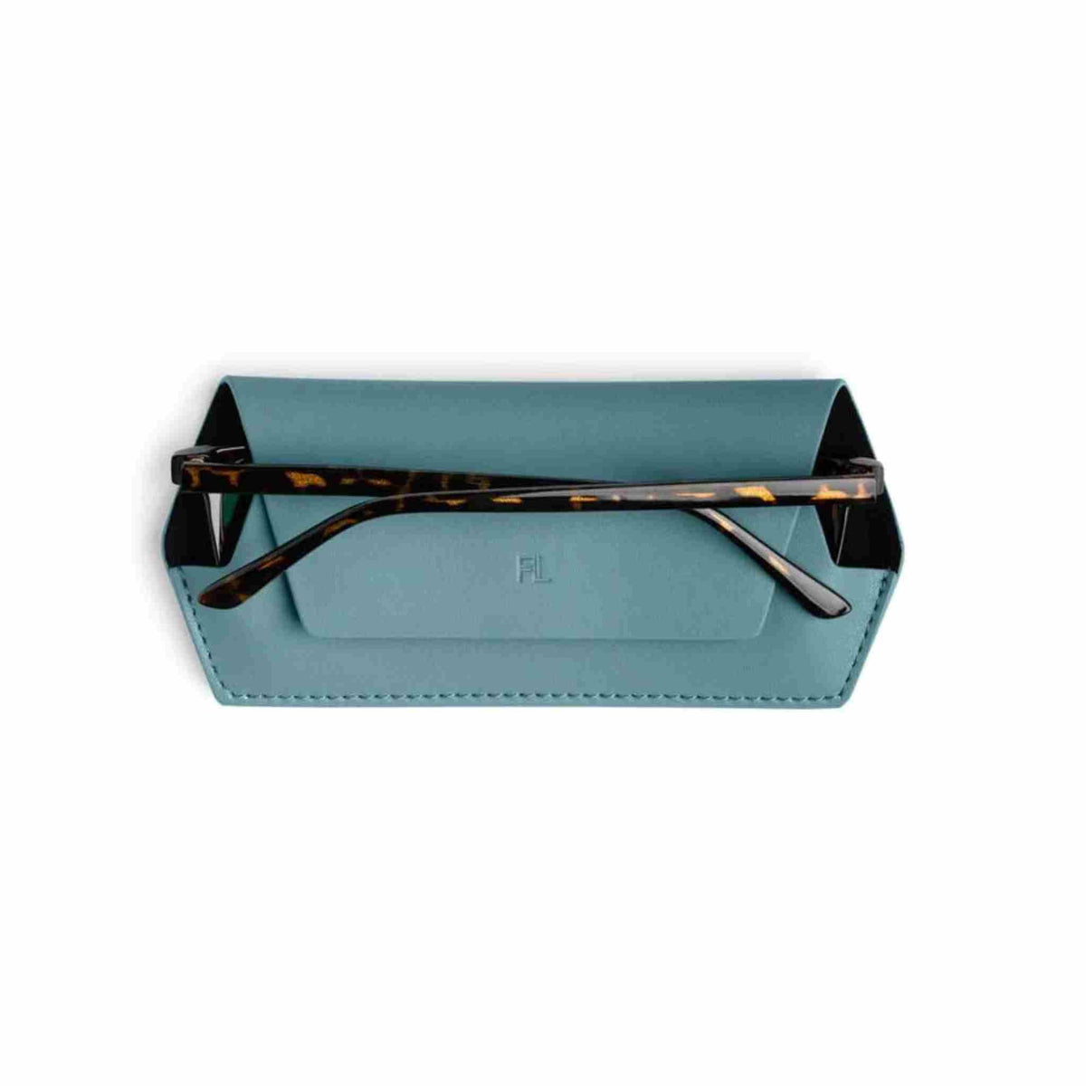 Fox + Leo Slimline Glasses Case | Teal