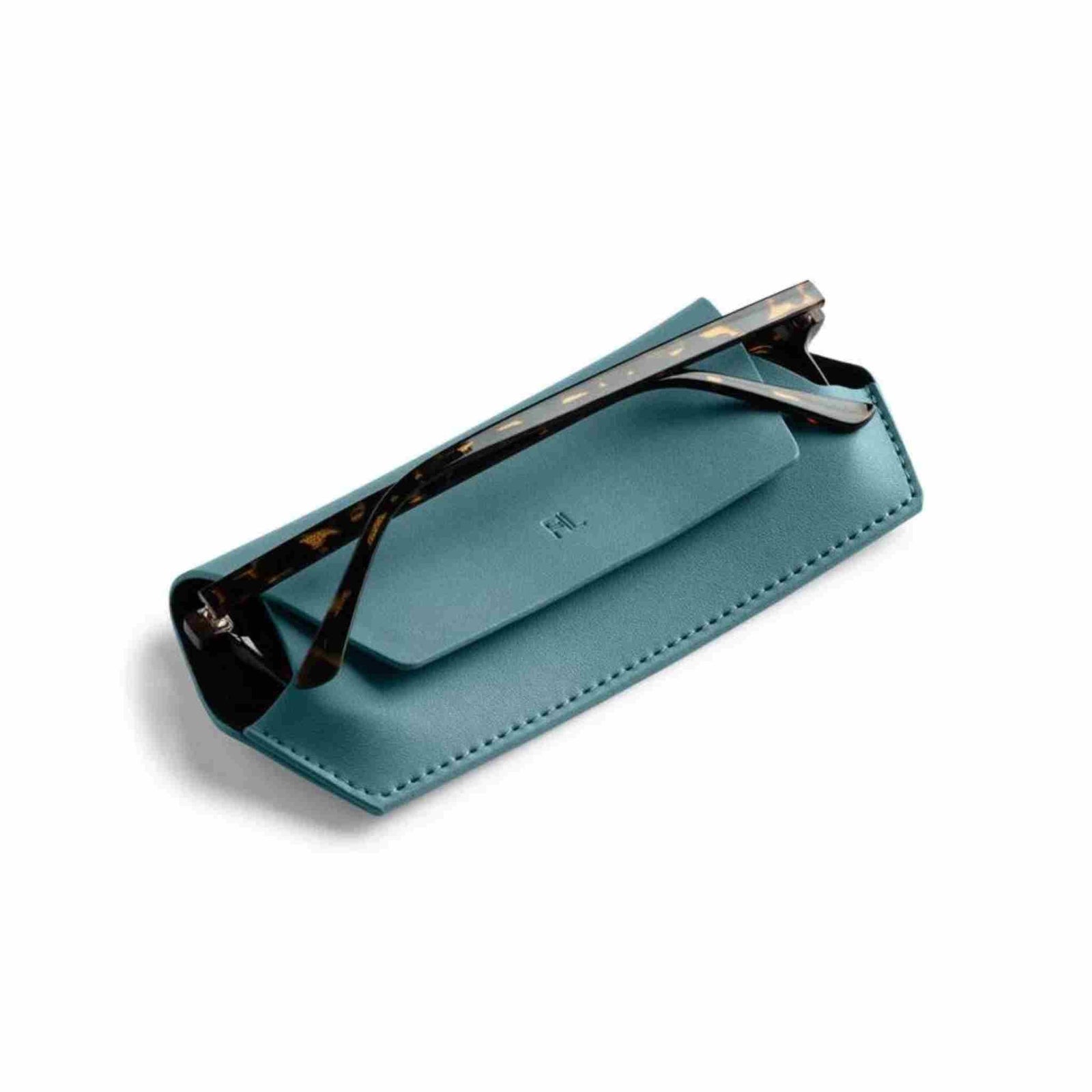 Fox + Leo Slimline Glasses Case | Teal