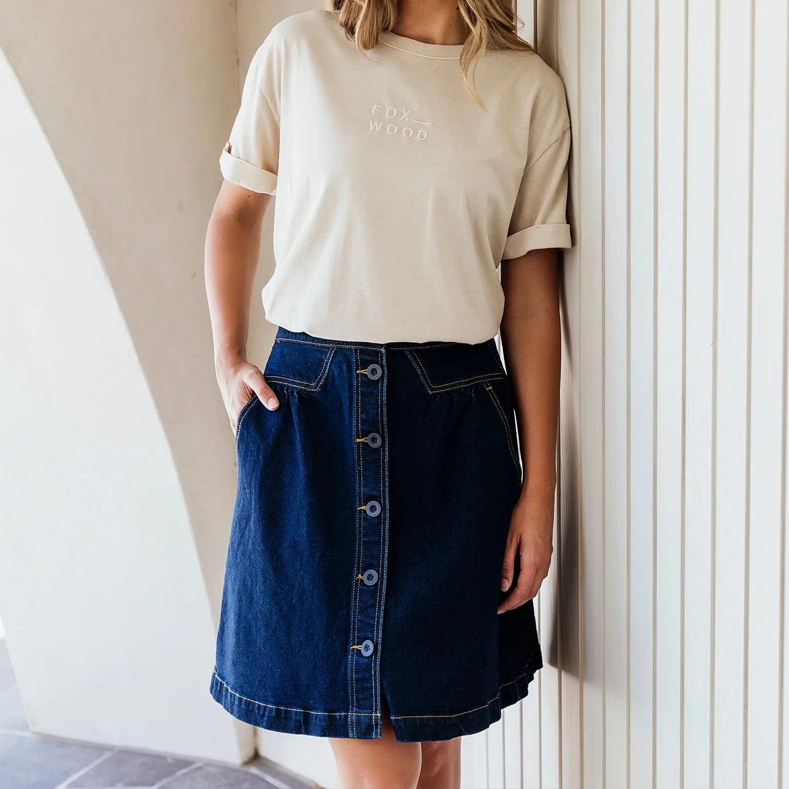 Foxwood Amanda Skirt | Dark Blue