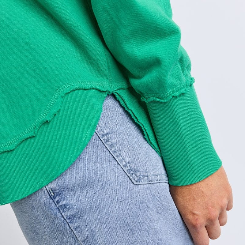 Foxwood Delilah Crew | Bright Green