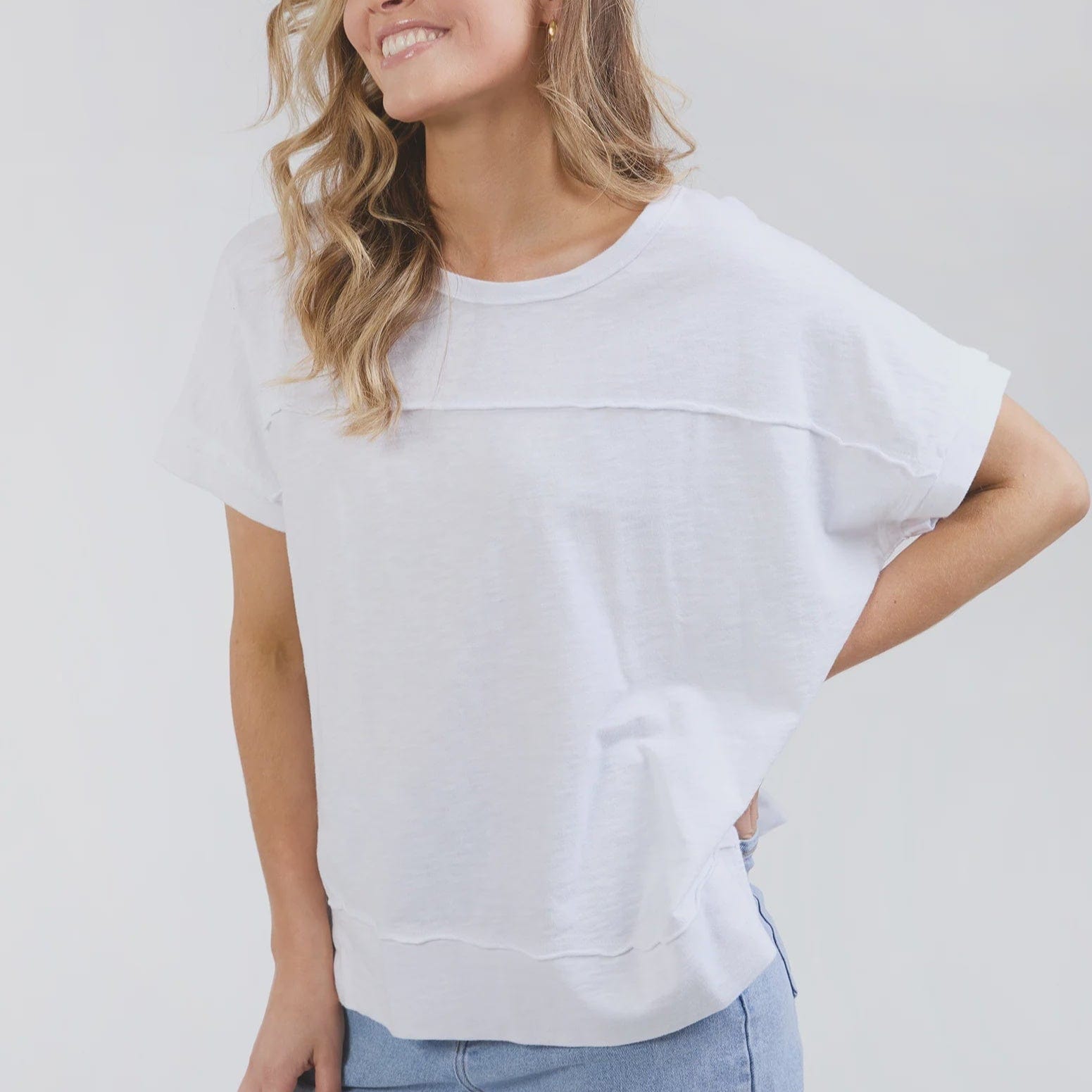 Foxwood Foxwood | Allison Tee | White