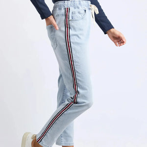 Foxwood Juliette Taped Jogger | Pale Blue