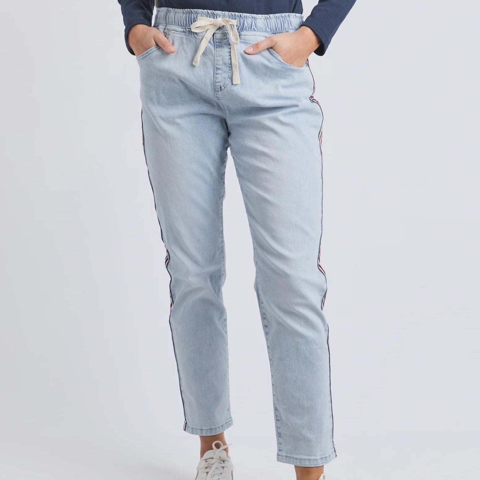 Foxwood Juliette Taped Jogger | Pale Blue