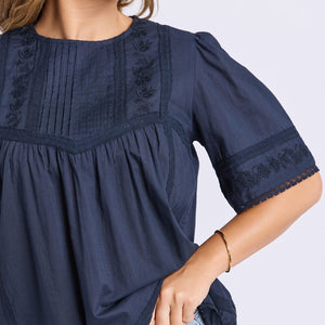 Foxwood Juna Top | Navy