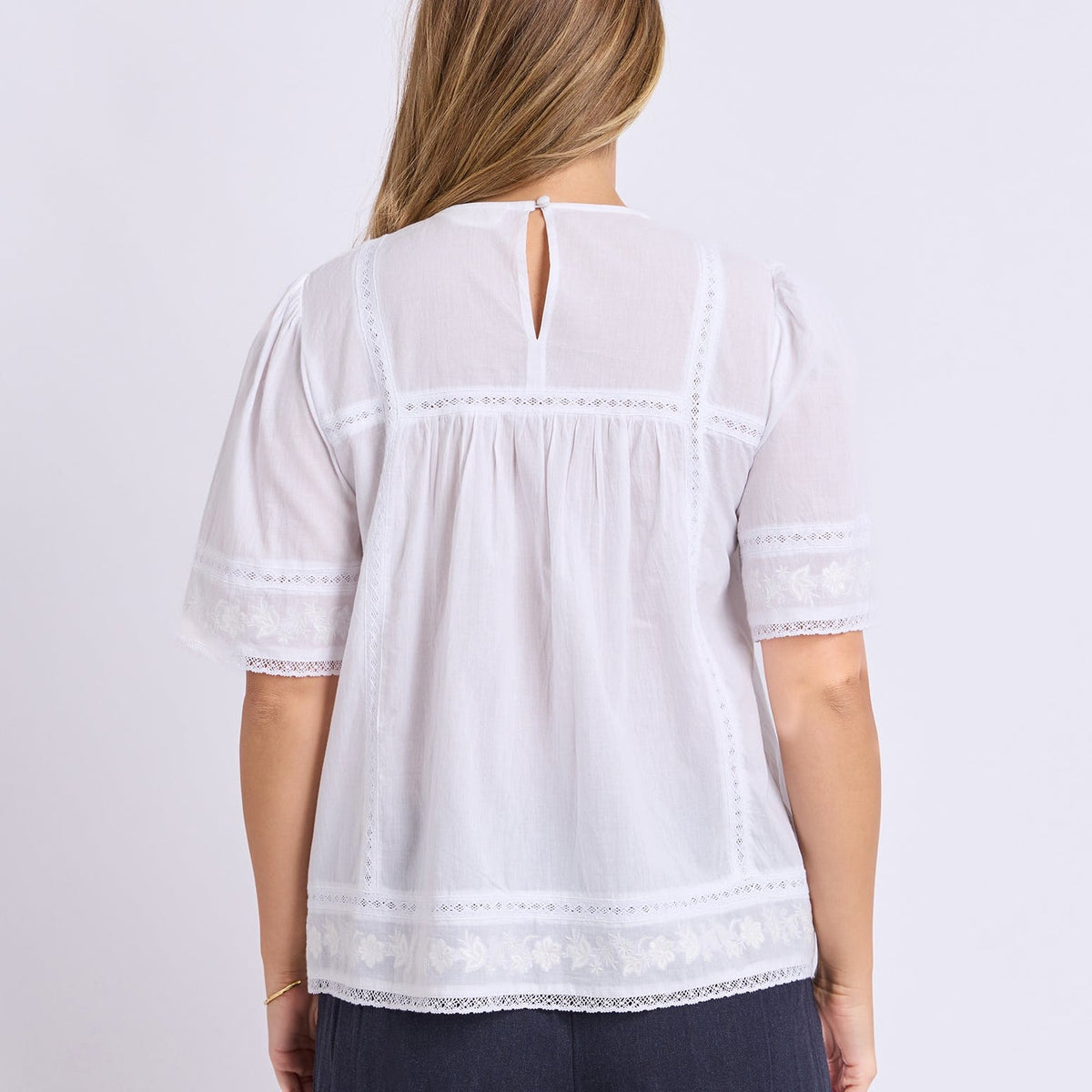 Foxwood Juna Top | White