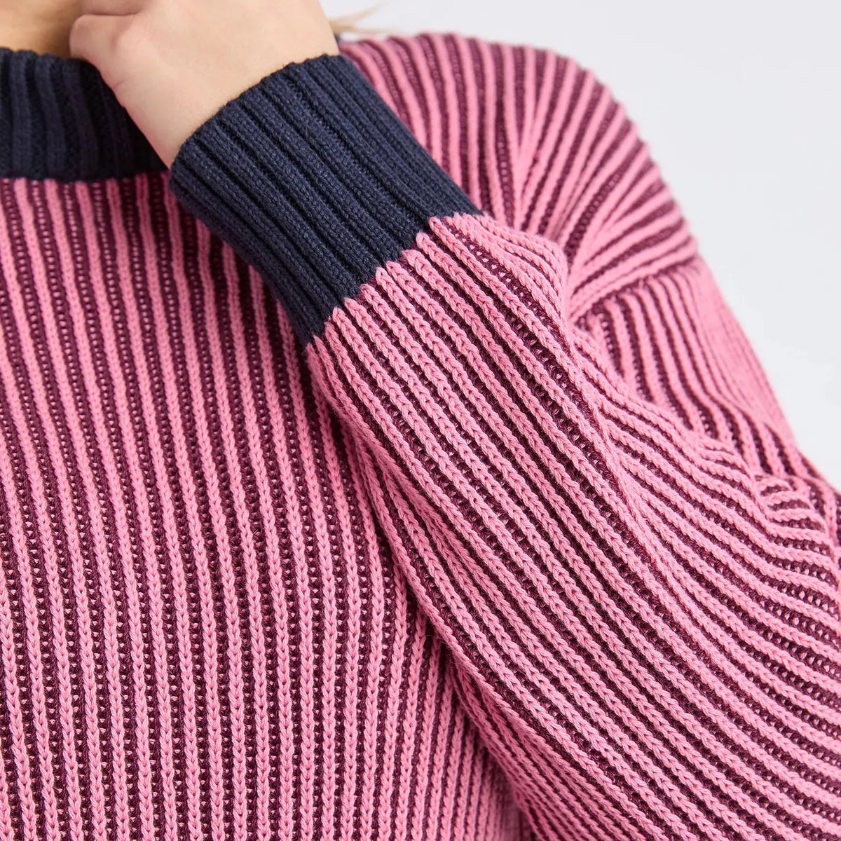Foxwood Luella Crew Knit | Wine