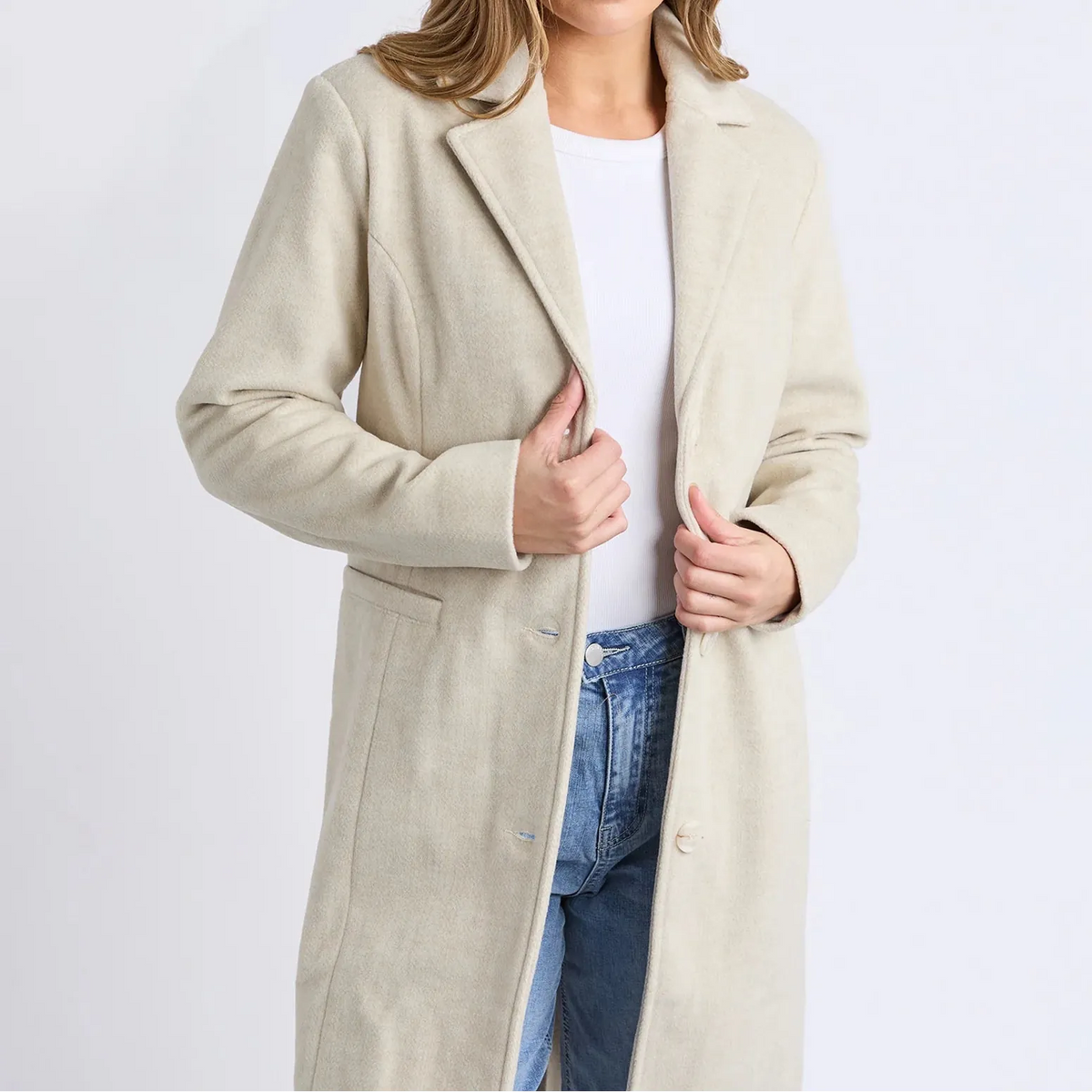 Foxwood Nelson Coat | Oat
