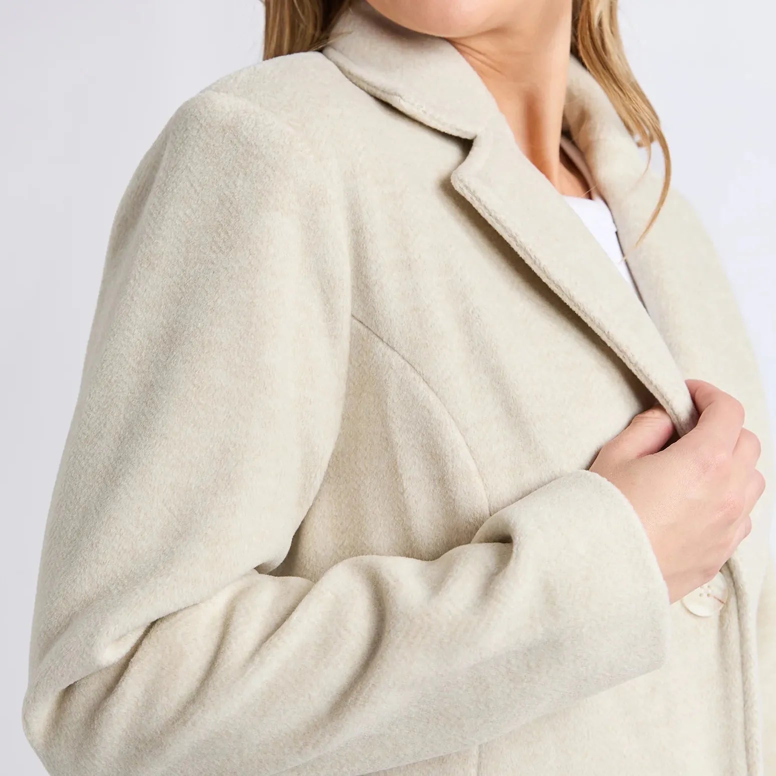 Foxwood Nelson Coat | Oat