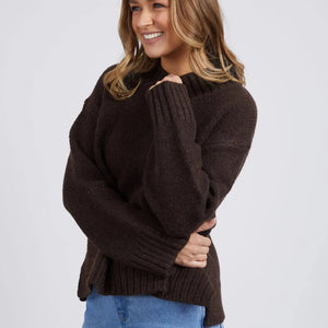 Foxwood Pepper Knit | Chocolate
