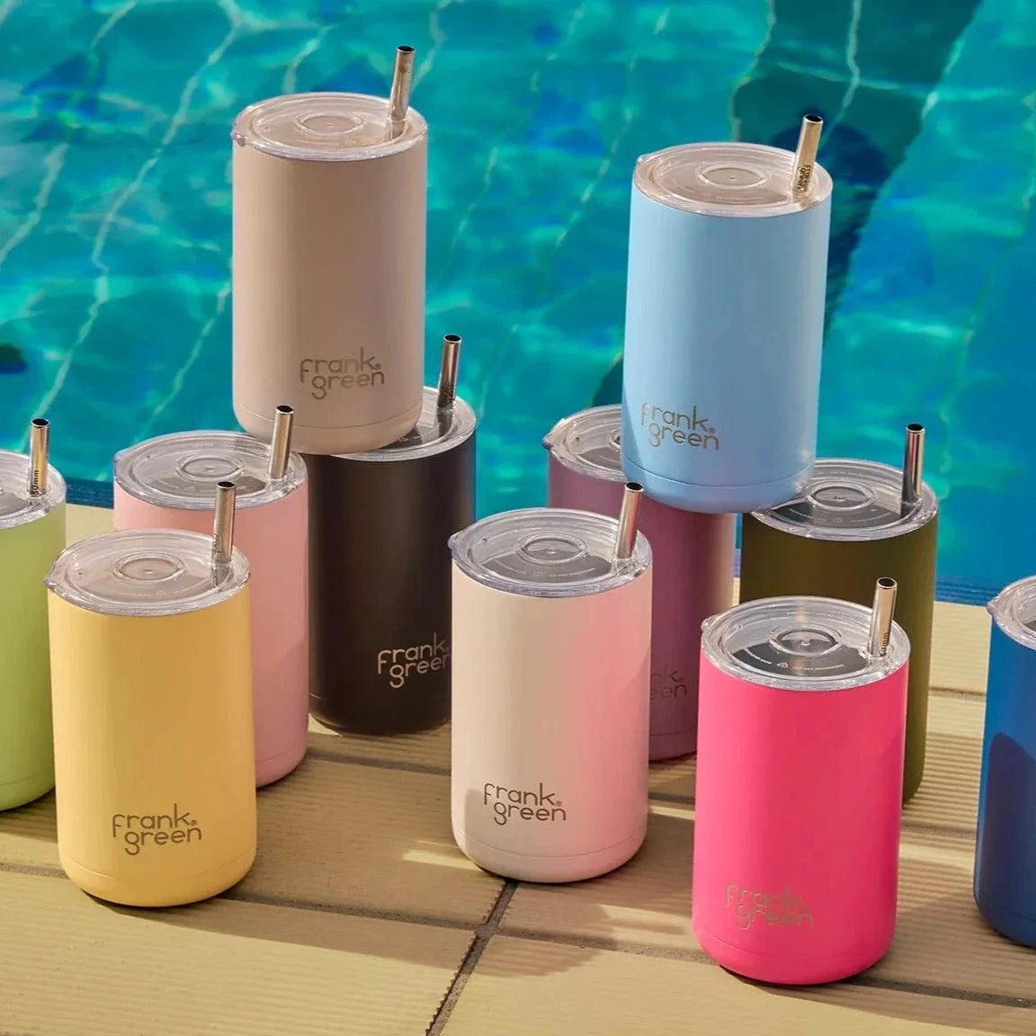Frank Green Iced Coffee Cup | Neon Pink