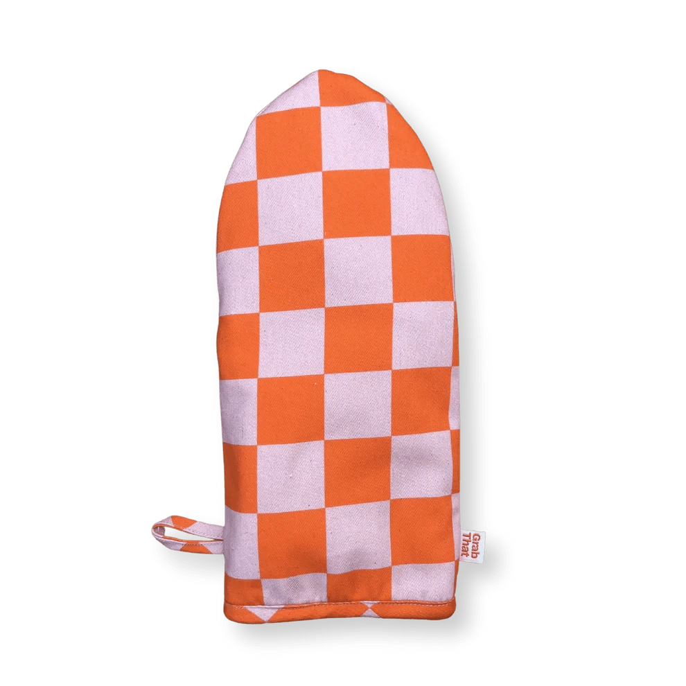 Grab That Oven Mitt | Pink + Orange