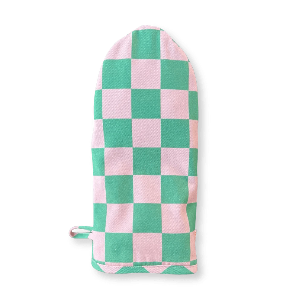 Grab That Oven Mitt | Pink + Teal