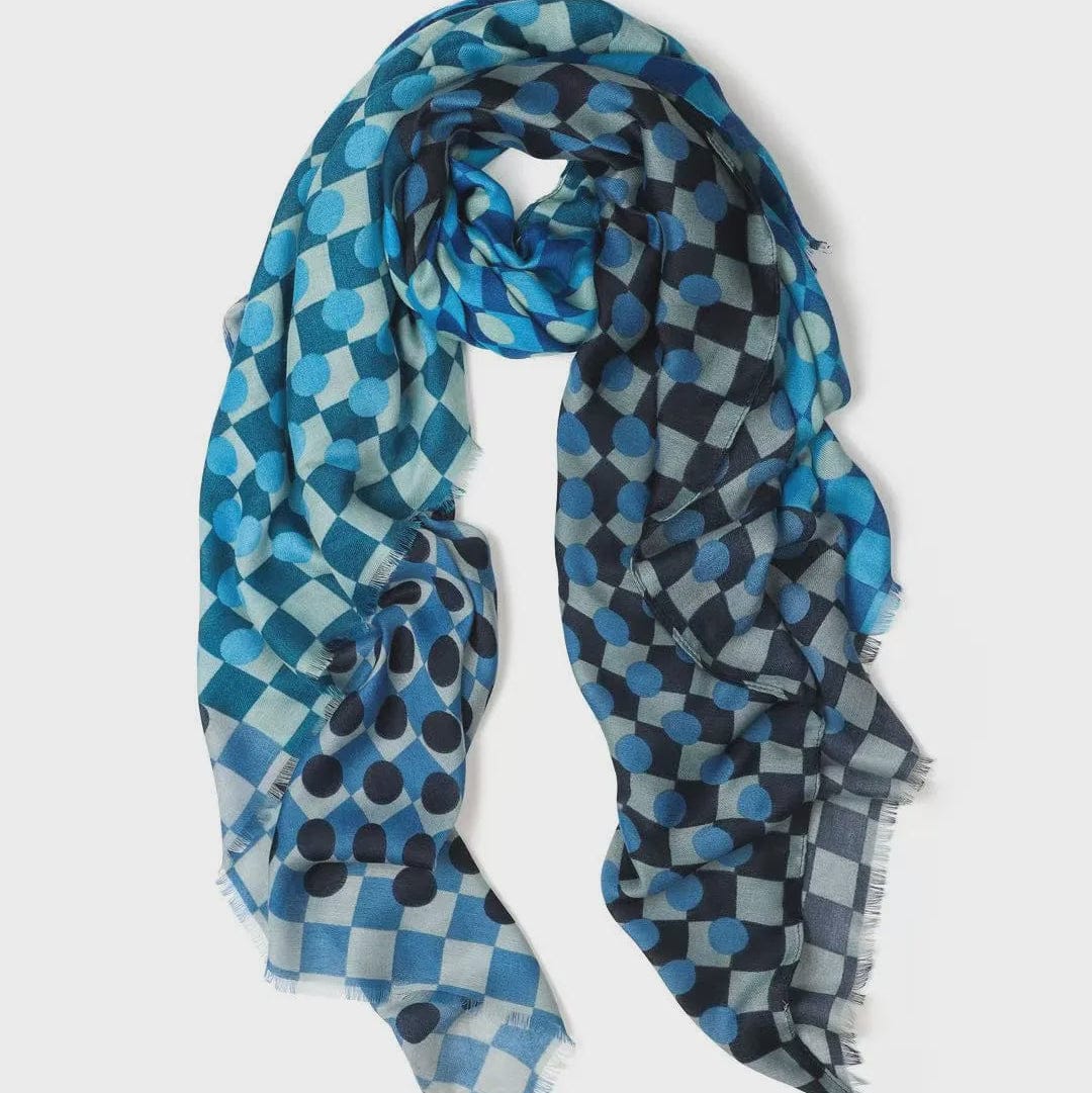 Greenwood Designs Frankie Geo Scarf | Blue