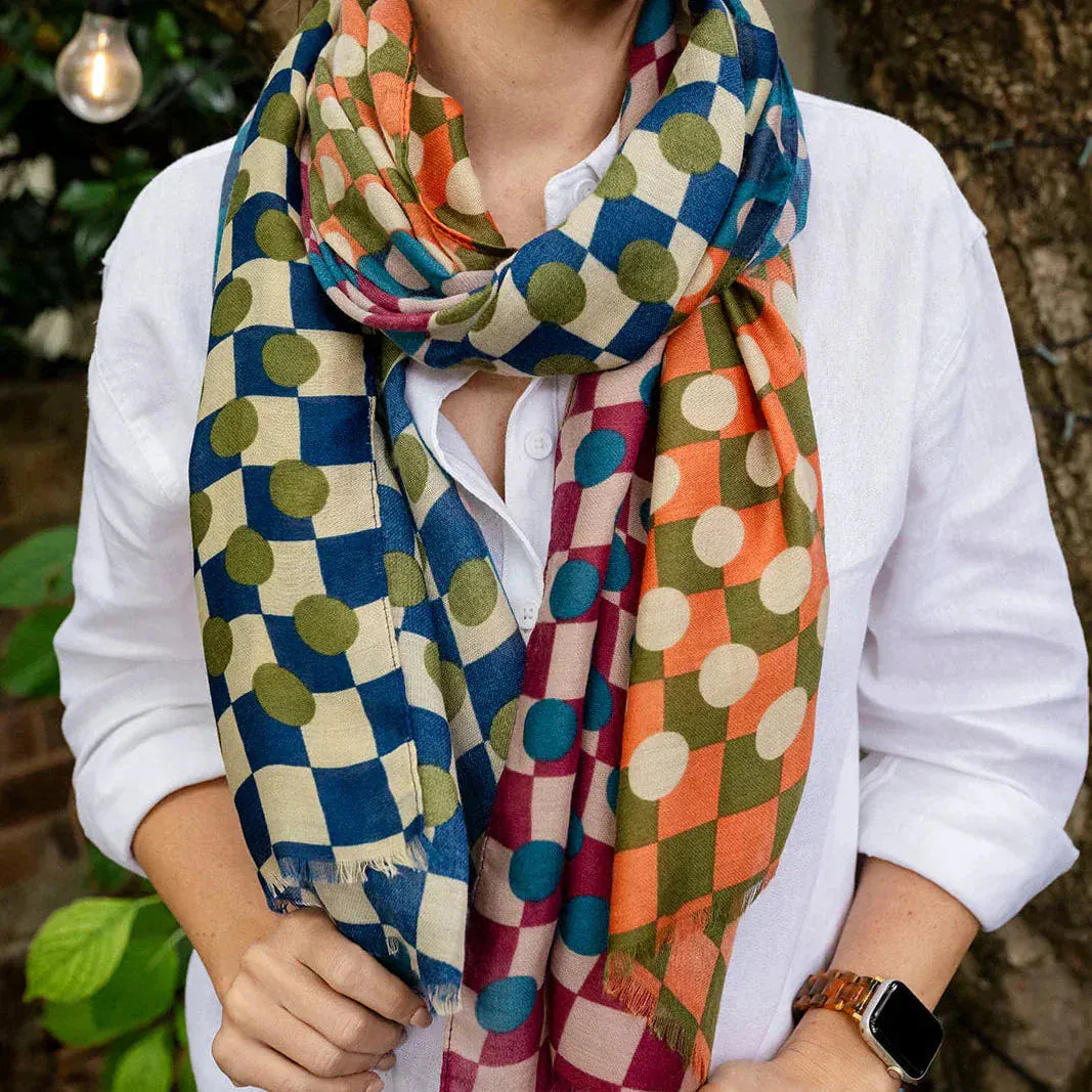 Greenwood Designs Frankie Scarf Geo | Multi