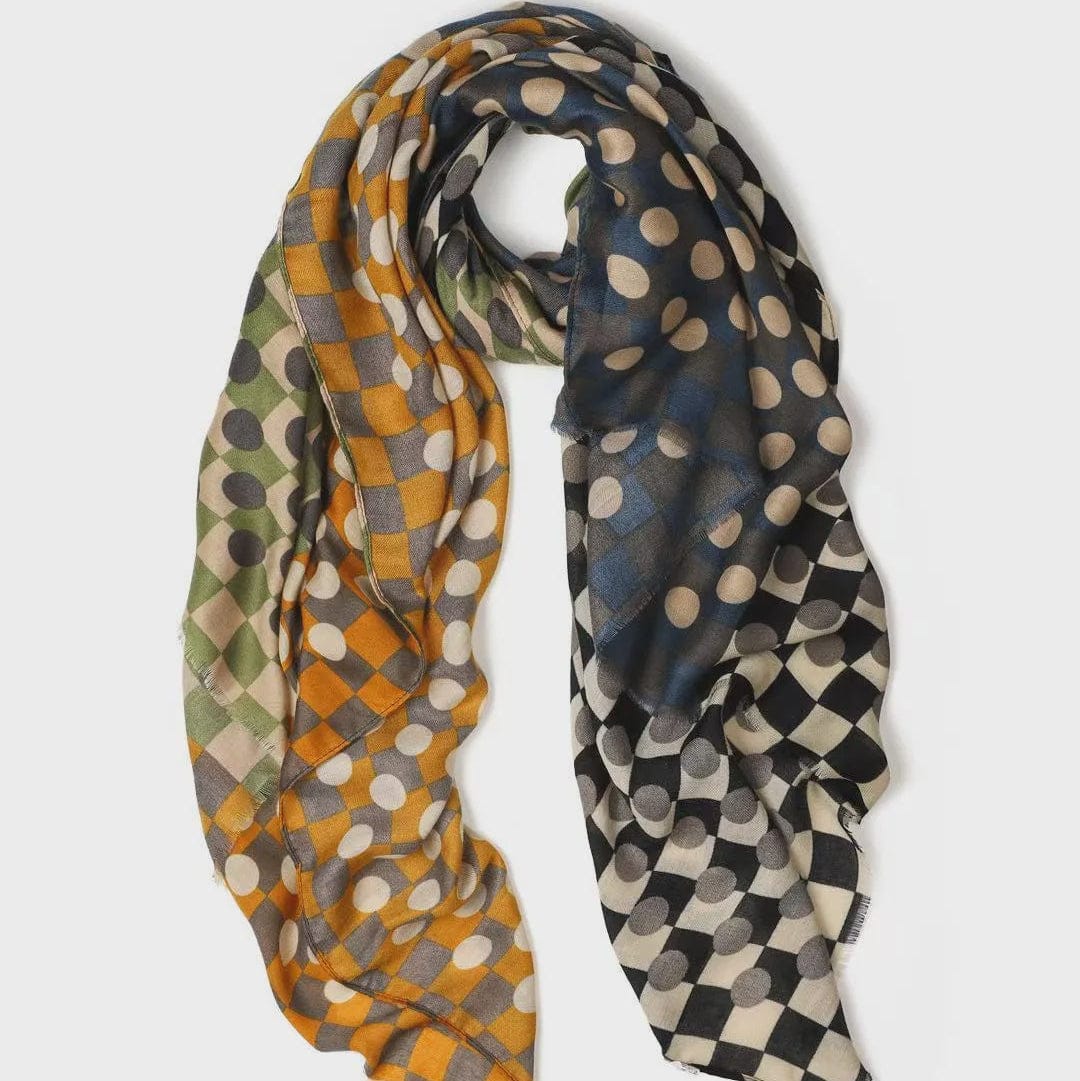 Greenwood Designs Frankie Scarf Geo | Muted Tones