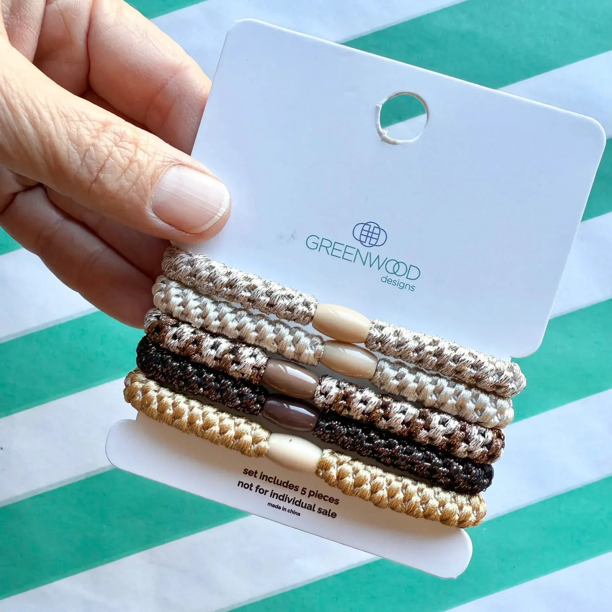 Greenwood Designs Hair Elastics Pack