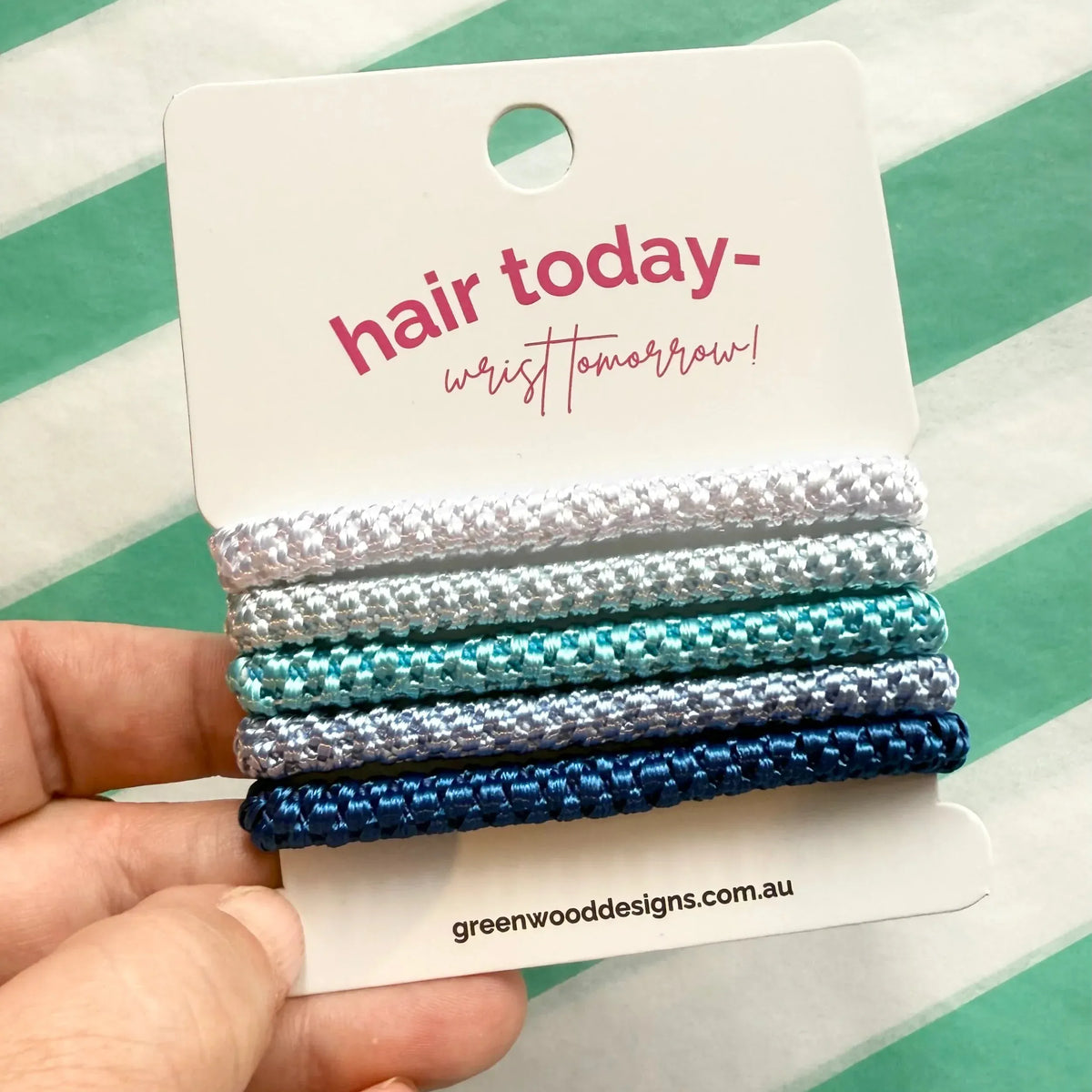 Greenwood Designs Hair Elastics Pack Bubblegum