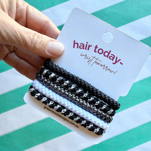 Greenwood Designs Hair Elastics Pack Humbug