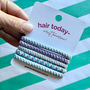 Greenwood Designs Hair Elastics Pack Meringue