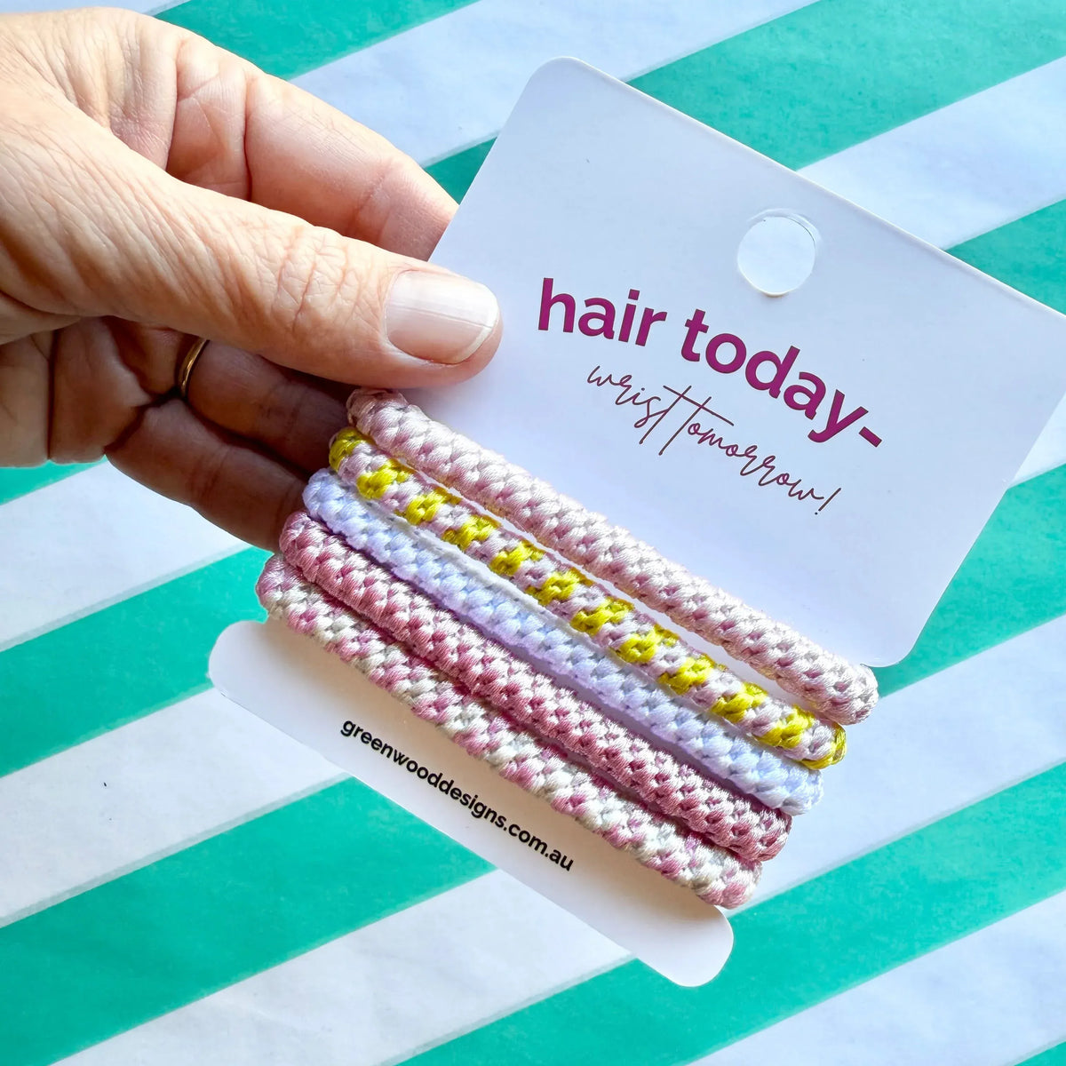 Greenwood Designs Hair Elastics Pack Musk