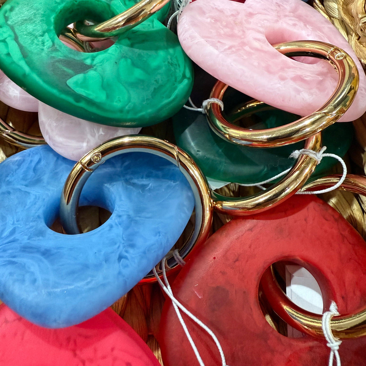 Greenwood Designs Heart Resin Keyring