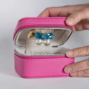 Greenwood Designs Jewellery Case | Hot Pink