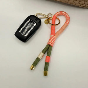 Greenwood Designs Loop-de-Loop Keyring Pretty In Pink