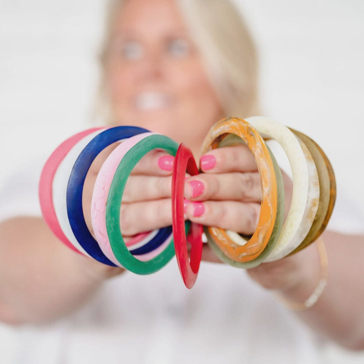 Greenwood Designs Point Resin Stacking Bangle