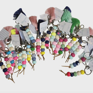 Greenwood Designs Pops of Colour Keyring | Greenwood Designs