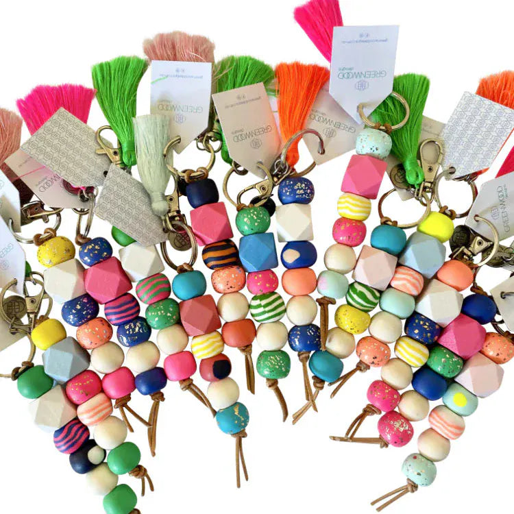 Greenwood Designs Pops of Colour Keyring | Greenwood Designs