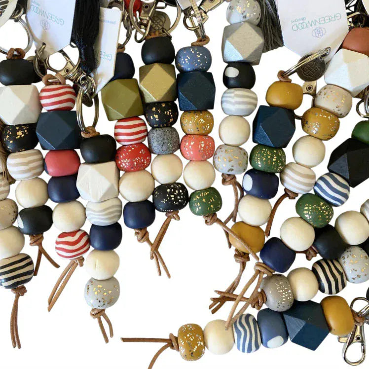 Greenwood Designs Pops of Colour Keyring | Greenwood Designs Neutrals