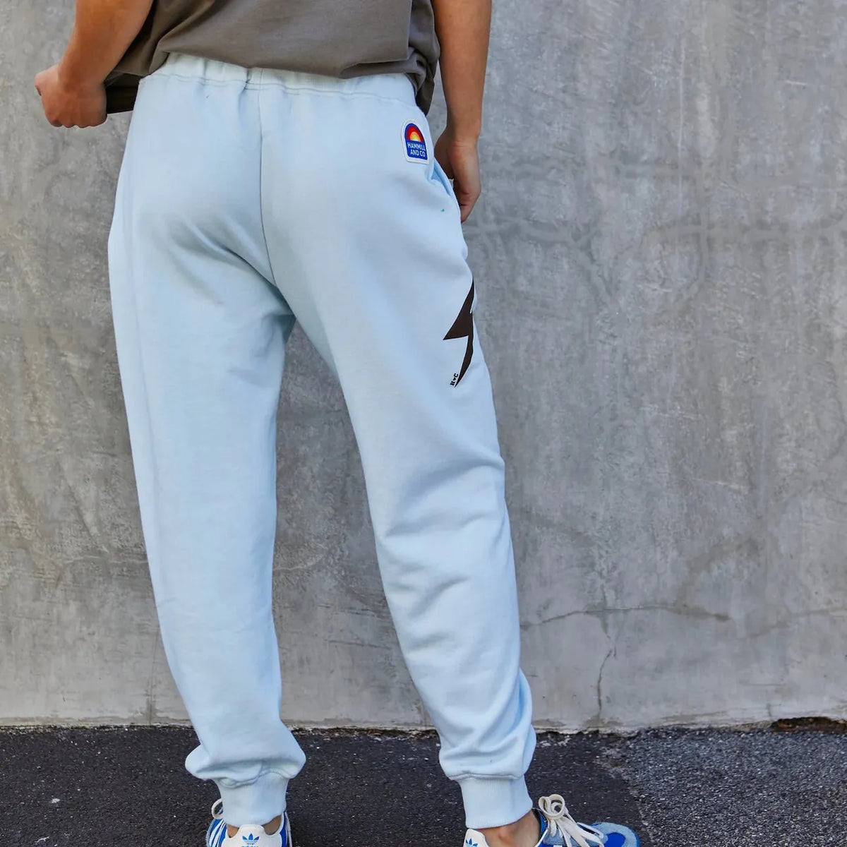 Hammill + Co Vintage Western Track Pant | Powder Blue| Hammill + Co