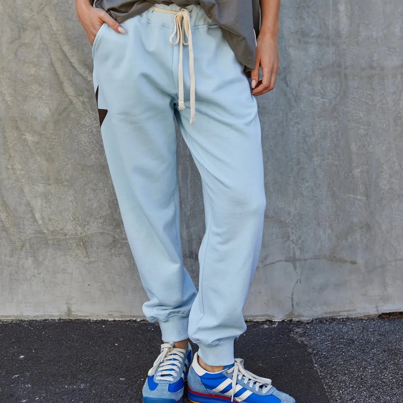 Hammill + Co Vintage Western Track Pant | Powder Blue| Hammill + Co